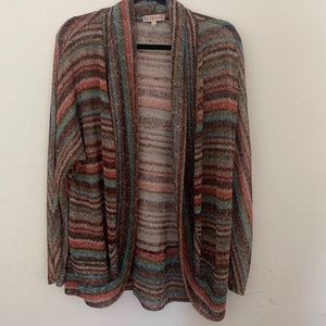 Womens Live and Let Live cardigan sweater - size XL